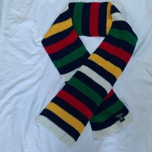 Hudson Bay Striped Wool Blend Scarf